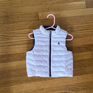 Ralph Lauren Ivory Quilted Vest